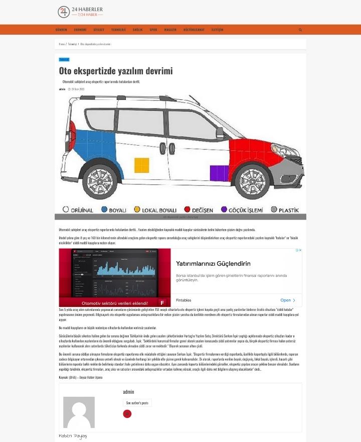 247 Haberler — خبر عن VARTAG