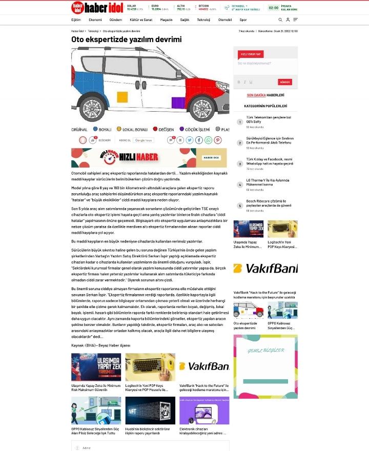 Haber İdol — خبر عن VARTAG