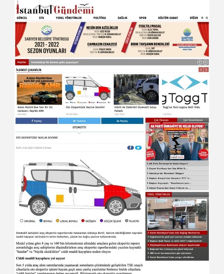 İstanbul Gündem — خبر عن VARTAG