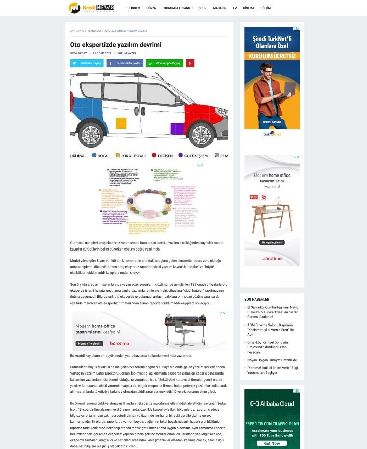 Kredi News — خبر عن VARTAG